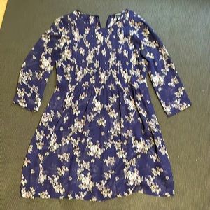 Club Monaco blue floral size 0 mini dress